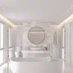 salle de bain marbre blanc 1